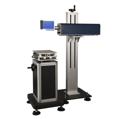 Porcellana Macchina volante blu della marcatura del laser, macchina per incisione automatica del laser della data di produzione per metallo fornitore