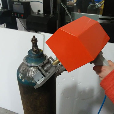 Porcellana L'iso pneumatico di numero data della macchina della marcatura della penna del punto della bottiglia della bombola a gas certifica fornitore